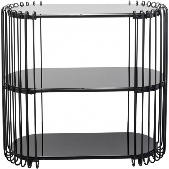 Console Wire noir 81x78cm