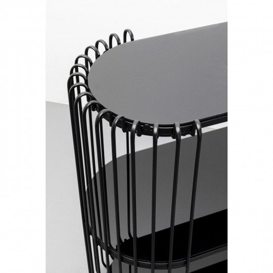 Console Wire noir 81x78cm