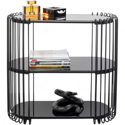 Console Wire noir 81x78cm