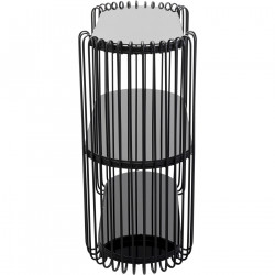 Console Wire noir 81x78cm