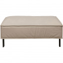 Tabouret Victor cuir gris