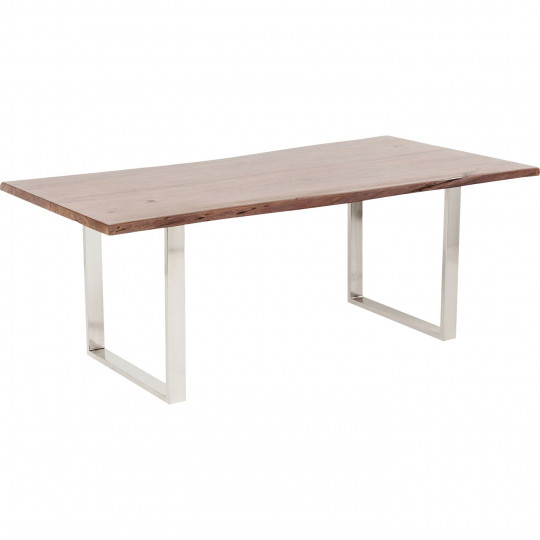 Plateau de tabl Tavola bord organique foncé 180x90