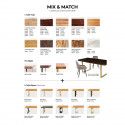 Plateau de table Tavola bord organique 200x100