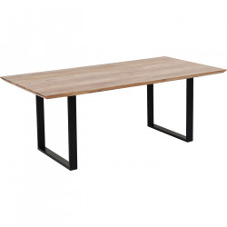 Plateau de table Tavola bord biseauté 180x90