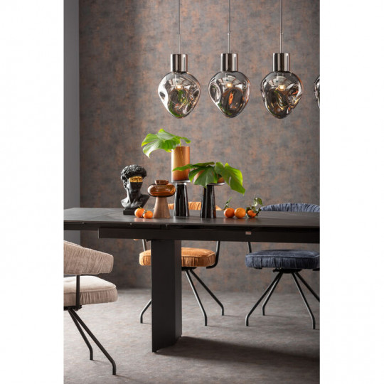 candeeiro suspenso Supernova prateado 110 cm candeeiro suspenso Supernova prateado 110 cm