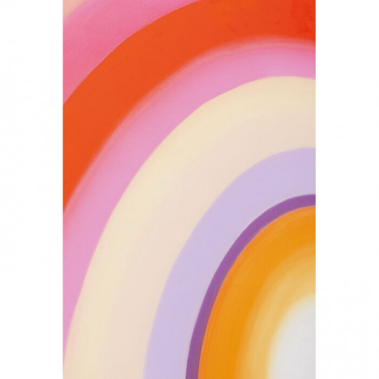 Pintura Tendency círculos cor-de-rosa 120x120cm Pintura Tendency círculos cor-de-rosa 120x120cm