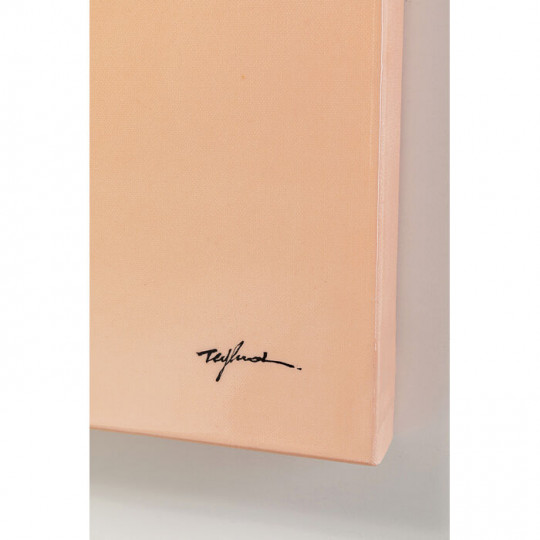 Pintura Tendency círculos cor-de-rosa 120x120cm Pintura Tendency círculos cor-de-rosa 120x120cm