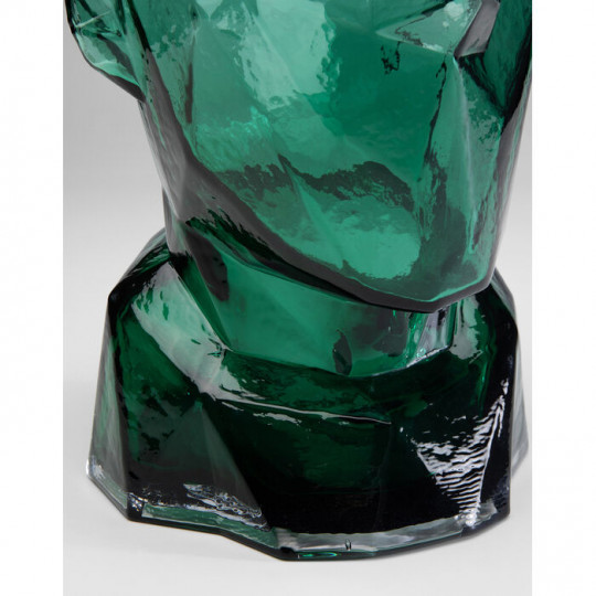 Vaso de rosto azul Prisma 30cm