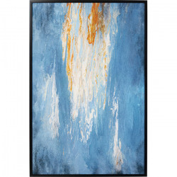 Moldura de pintura Artistas laranja 120x180cm