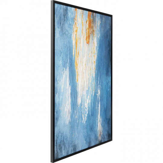 Moldura de pintura Artistas laranja 120x180cm