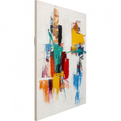 Moldura de pintura Artistas laranja 120x180cm