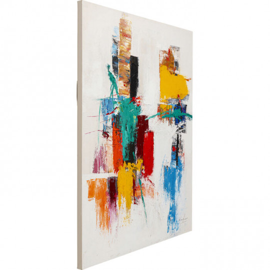 Moldura de pintura Artistas laranja 120x180cm