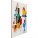 Moldura de pintura Artistas laranja 120x180cm
