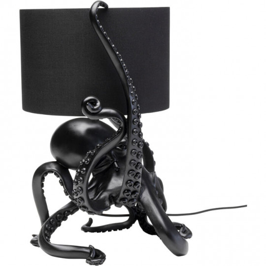 Candeeiro Mesa Octopus Black 47cm Candeeiro Mesa Octopus Black 47cm