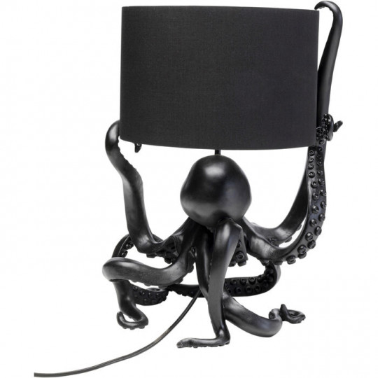Candeeiro Mesa Octopus Black 47cm Candeeiro Mesa Octopus Black 47cm