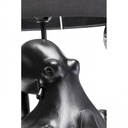 Candeeiro Mesa Octopus Black 47cm Candeeiro Mesa Octopus Black 47cm