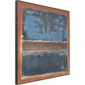 Pintura Silêncio 120x120cm Castanho