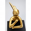Lámpara mesa Animal Rabbit oro/negro 50cm