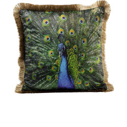 Almofada Pavão 45x45cm