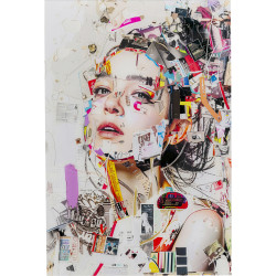 Glass Picture Artsy Portrait Side 80x120cm