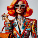 Glass Picture Muse Posh 100x100cm