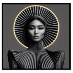 Picture Muse Geometry LED 100x100cm