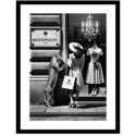 Framed Picture Window Shopping 80x120cm