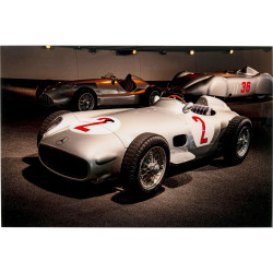 Glass Picture Automotive Race 120x80cm