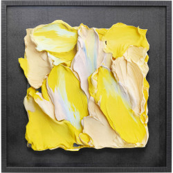 Framed Picture Abstract In Box 80x80cm