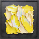 Framed Picture Abstract In Box 80x80cm
