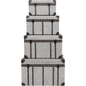 Trunk Espresso (4/Set)