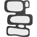 Wall Mirror Art Shapes 62x80cm