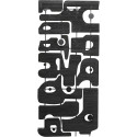 Coat Rack Art Shapes 89x200cm