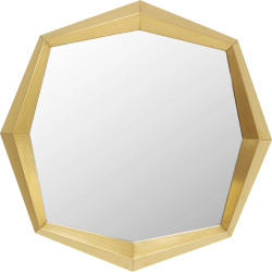 Wall Mirror Octagon Gold 80x80cm