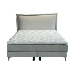 Bed Boxspring Benito Sky Sand 180x200cm