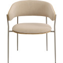 Chair with Armrest Cindy Greige