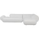 Corner Sofa Soft Edge Right White