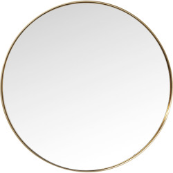 Mirror Curve MO Brass Ø100