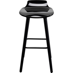 Cadeira de bar York Preto 75cm