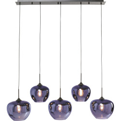 Pendant Lamp Sphere Night Blue Five 160cm