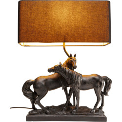 Table Lamp Horse Family53cm