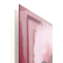 Glass Picture Pink Poodle 80x120cm
