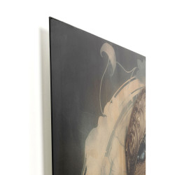 Glass Picture Muse Art Nouveau 100x100cm