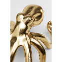 Castiçal Octopus Dourado 49cm