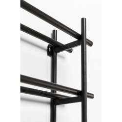 Wine Shelf Cape Town Black 80x34cm