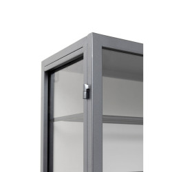 Wall Wine Shelf Porto Black 75x80cm