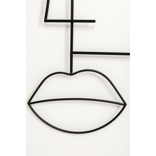 Coat Rack Art Boy Face 90x200cm