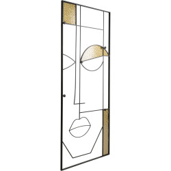 Coat Rack Art Boy Face 90x200cm
