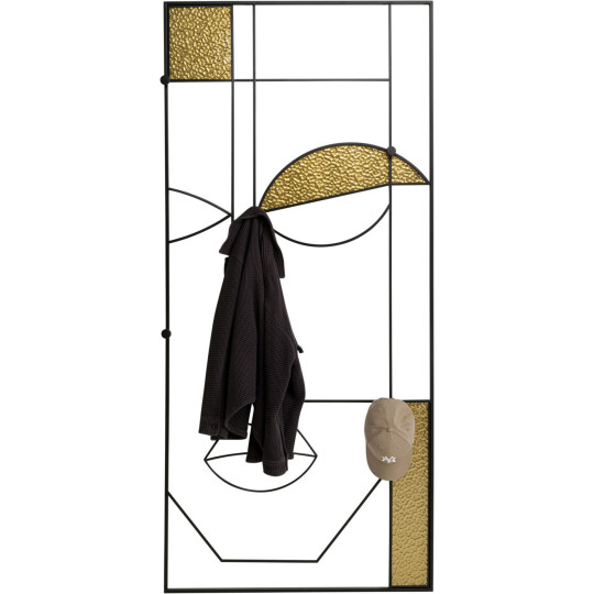 Coat Rack Art Boy Face 90x200cm
