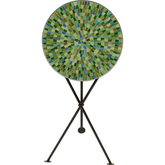 Side Table Clack Mosaic Green Blue Ø35cm